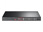 TP-LINK 26-Port 10/100Mbps PoE+ Switch 24 10/100Mbps PoE+ Ports 2 Gigabit RJ45 Ports 2 Combo SFP Slots 802.3at/af 250W PoE_2
