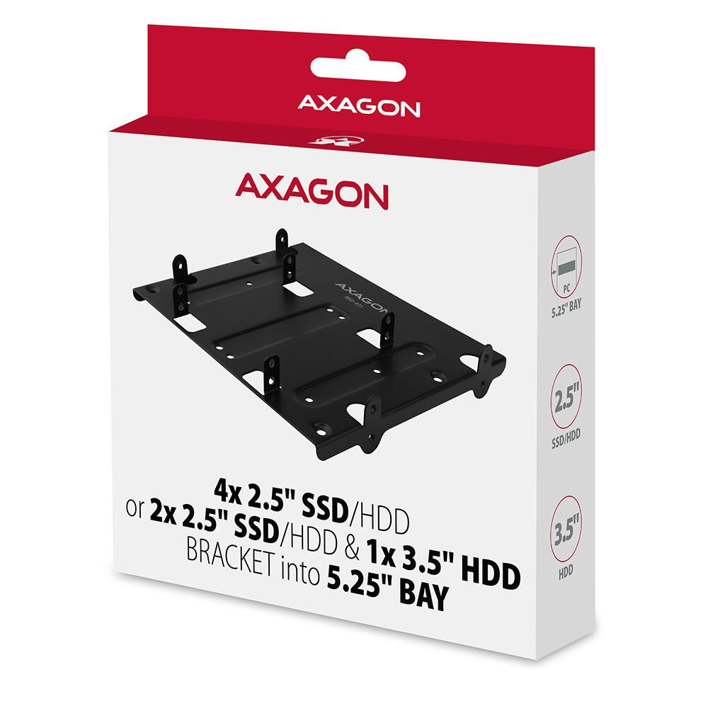 Bracket RHD-435, Pentru montarea a 4 HDD/SSD 2.5
