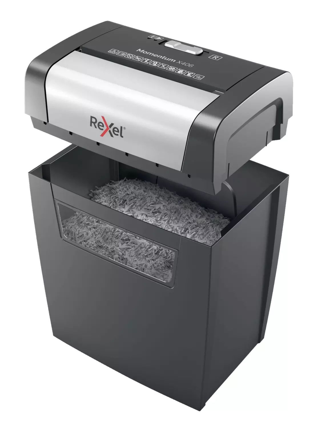 Rexel Momentum X406 paper shredder Particle-cut shredding P4 (4x28mm)_3