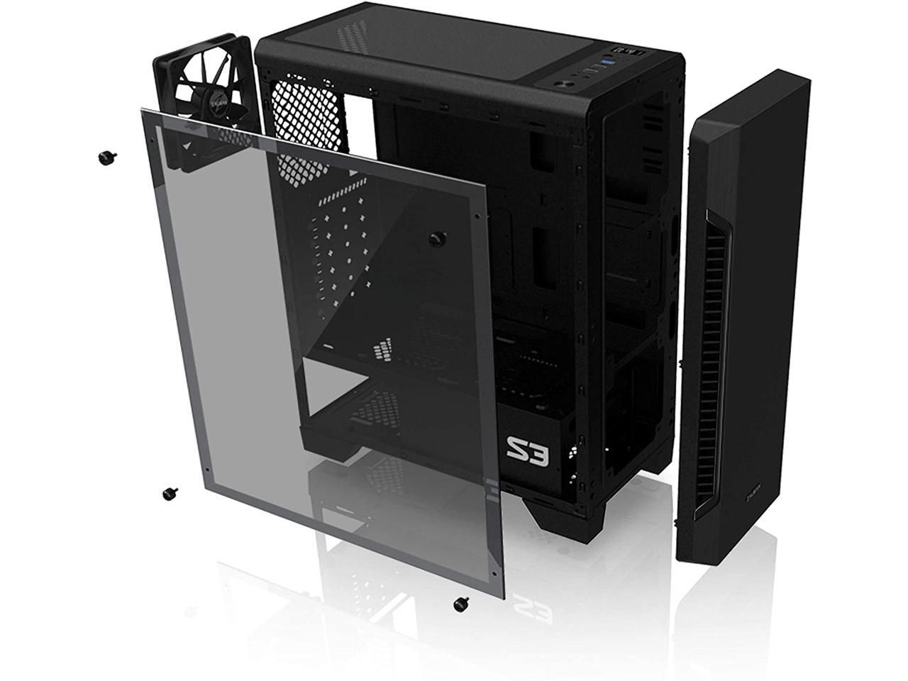 ZALMAN S3 TG Mid Tower PC CASE