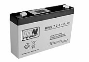 Acumulator AGM 7.2Ah 6V seria  MW Power, MWS7.2-6, terminal de conexiune F1, dimensiuni 151×35×94 mm, greutate 1,13 kg_2