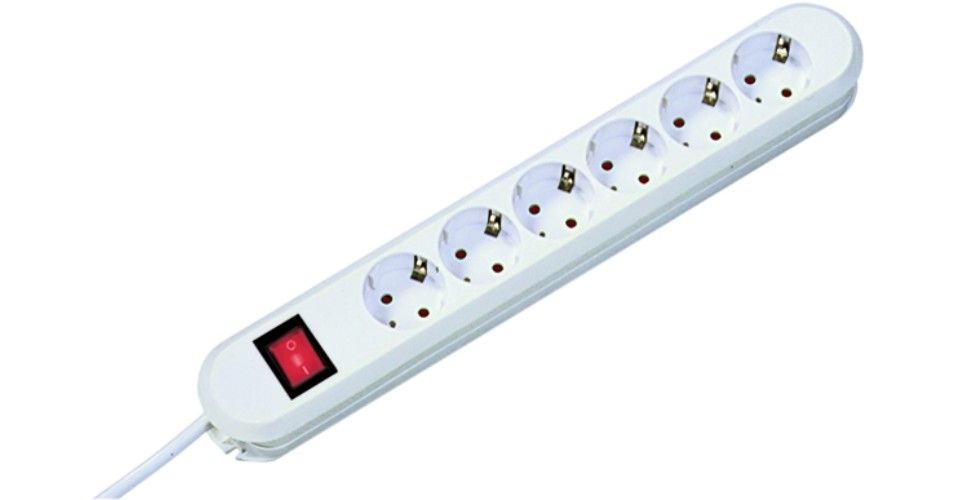 SMART 6xCEE7/3 PC I 3m, H05VV-F 3G1.5, alb, demont (include TV 0.75 lei)