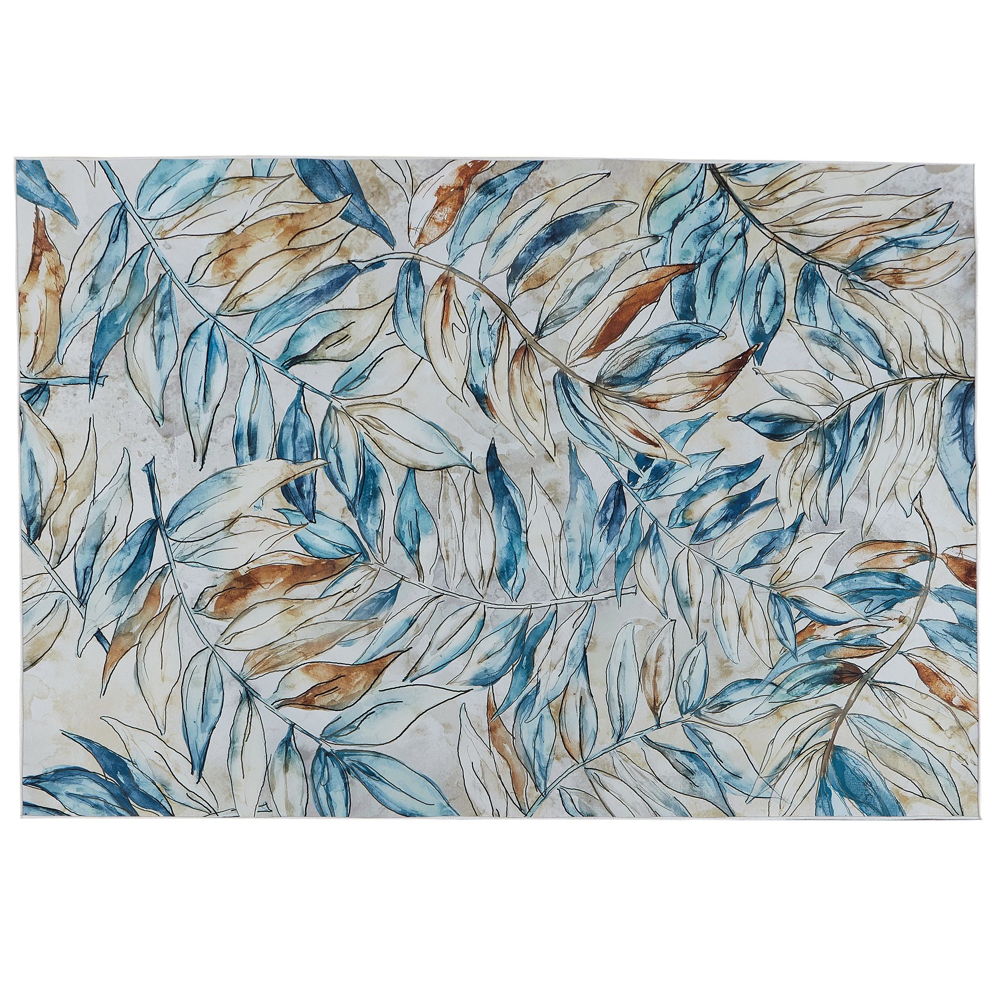 Covor Heinner cu print digital 3D 160x230 cm Leafs_2