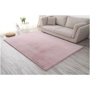 Covor Heinner Shaggy soft blanita Mov 50x90 cm_1