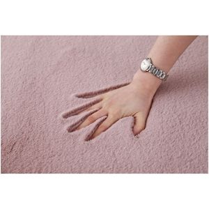 Covor Heinner Shaggy soft blanita Mov 50x90 cm_4