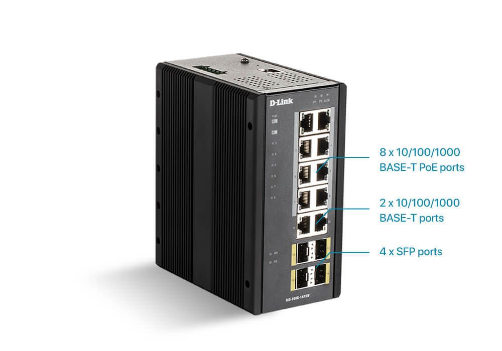 Switch D-Link DIS-300G-14PSW, 14 Port, 10/100/1000 Mbps_4