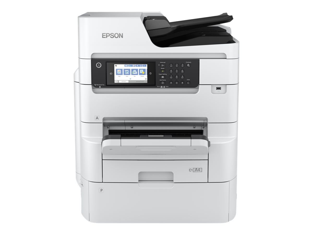 Imprimanta multifunctionala inkjet color Epson WF-C879RDTWF, A3, duplex, ADF, USB 2.0, Wi-Fi, 26 ppm negru, 26 ppm color