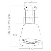 Hota de bucatarie ELICA JUNO BL/F/50Latime 50 cm,Clasa energetica A ,Putere de absorbtie 600 m³/h, Tip de control: mecanic, Nivel de zgomot 67 db(A)Sistem cu filtruDiametrul conductei de evacuare 150 mmTip de iluminare: LED 2x2,5 W 3500KFiltru de grasime inclusFinisaje: Negru_3