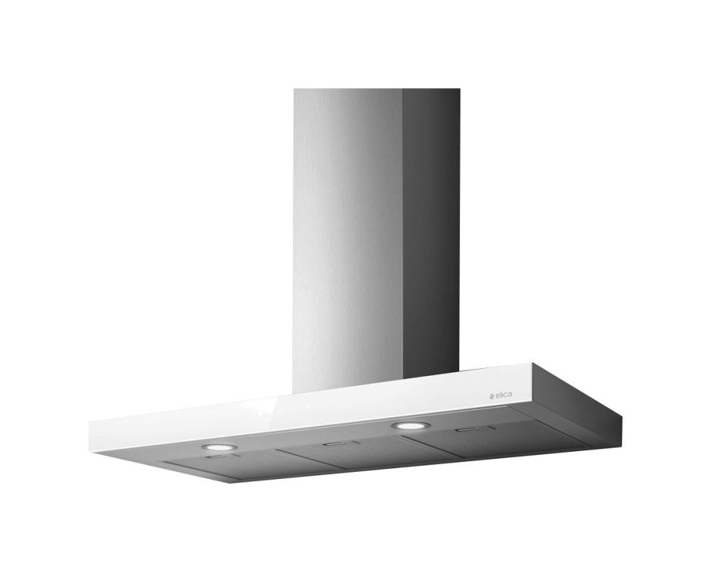 Hota de bucatarie ELICA JOY WHIX/A/90Latime 90 cm,Clasa energetica B ,Putere de absorbtie 710 m³/hTip de control: digital,Nivel de zgomot 69 db(A)Sistem recirculareDiametrul conductei de evacuare 150 mm, Tip de iluminare: Led 2x2,5 WFiltru de grasime inclusFinisaje: Otel Inoxidabil + sticla alba_1