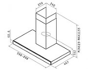 Hota de bucatarie ELICA JOY WHIX/A/90Latime 90 cm,Clasa energetica B ,Putere de absorbtie 710 m³/hTip de control: digital,Nivel de zgomot 69 db(A)Sistem recirculareDiametrul conductei de evacuare 150 mm, Tip de iluminare: Led 2x2,5 WFiltru de grasime inclusFinisaje: Otel Inoxidabil + sticla alba_2