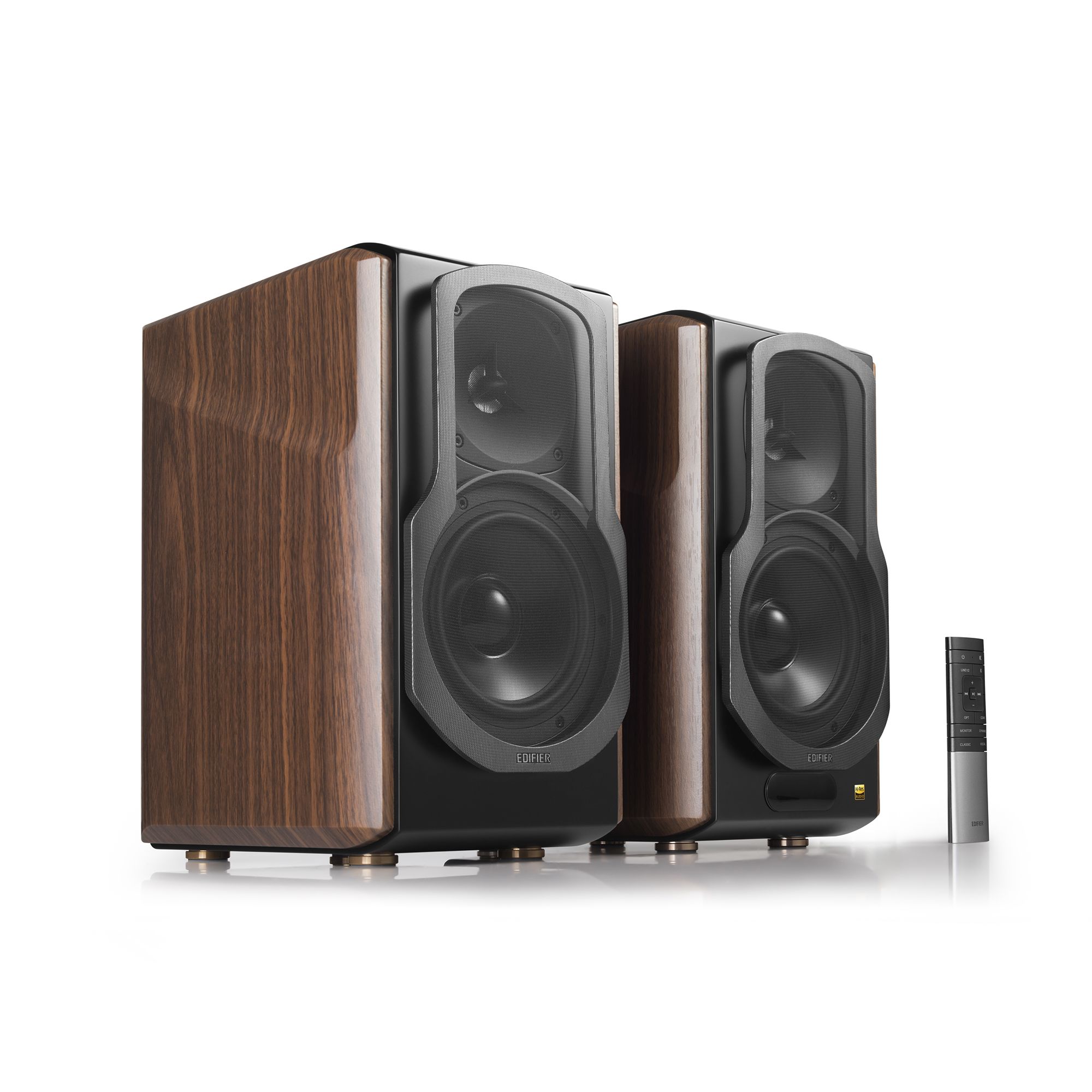 BOXE EDIFIER 2.0, RMS: 150W (2 x 14W, 2 x 16W, 2 x 45W), bluetooth telecomanda wireless 5.1, volum, bass, treble, black,