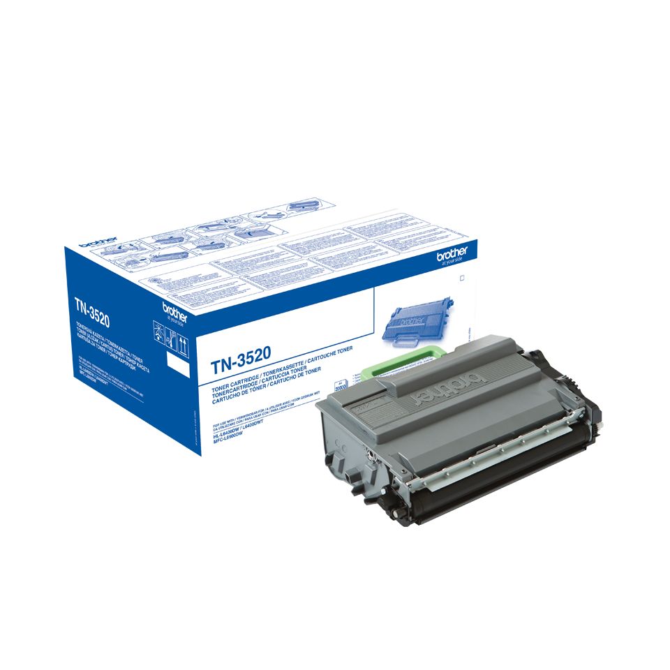 Cartus toner Brother TN3520P ,Negru ,20 000 pagini ,Original (TN3520) 