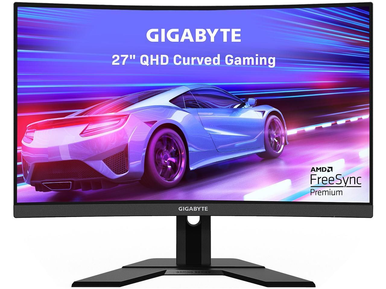 GIGABYTE G27QC A 27inch VA 1500R Edge 2560x1440 QHD 250cd/m2 HDMI 2.0x2 DP 1.2x1_3