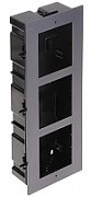 Panou frontal pentru 3 module videointerfon modular Hikvision DS-KD- ACF3/S; permite conectarea a 3 module de videointerfon modular; montare incastrata; material otel inoxidabil, doza de plastic inclusa; dimensiuni:337.8mm x 124mm x 4mm;_2