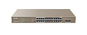 Tenda  | TEG1126P-24-410W|  Switch | POE | Rackmount | Porturi 24 Gigabit PoE , 2 Gigabit SFP|370 W | CCTV | Acoperire pana la 250m | Protectie fulger_3