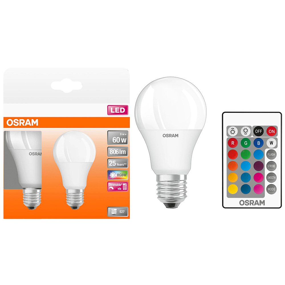 Set 2 becuri RGB cu 2 telecomenzi inclus_1