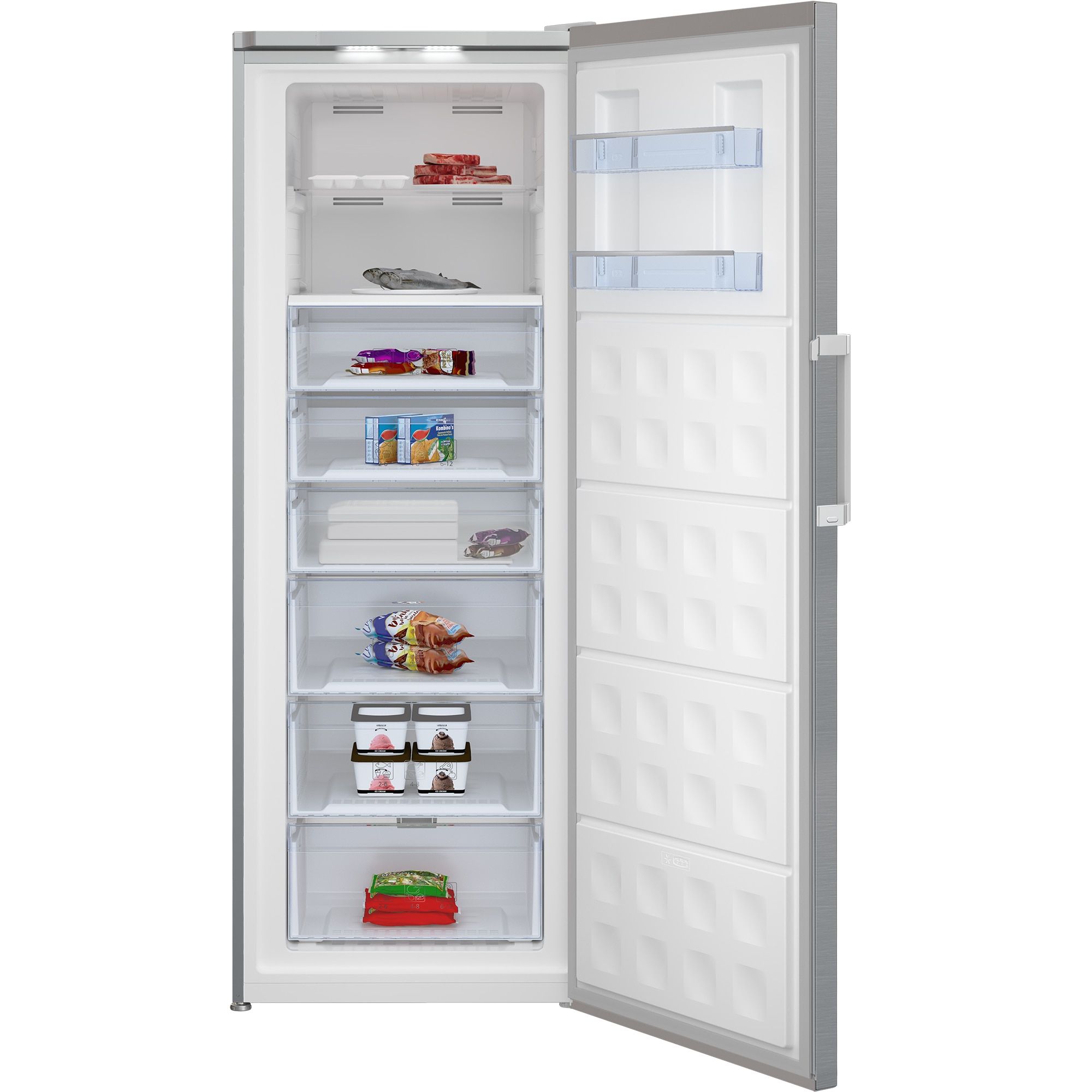 Congelator Beko RFNE448E41XB, 404 l, Clasa A++, No Frost, Display LED, H 191.2 cm, Argintiu_3