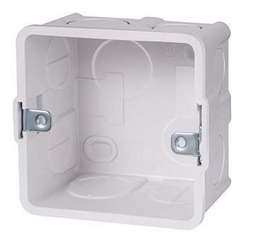 Gang Box Hikvision, DS-KAB86 Convenient design available for indoorstation wall mounting Made of the insulating material.