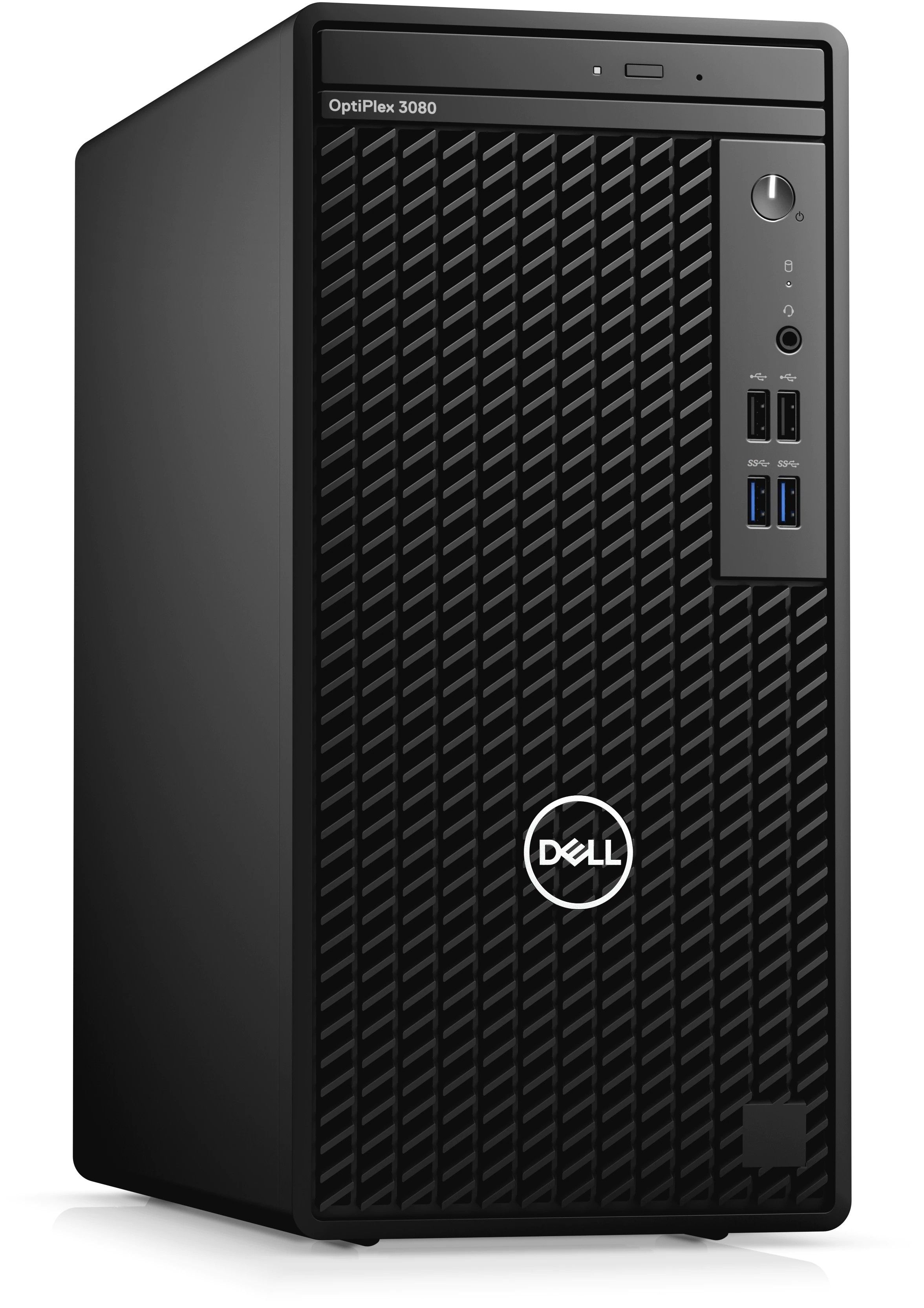Desktop PC Dell OptiPlex 3080 Minitower Intel Core i5-10505, 6C / 12T, 3.2 GHz base, 4.6 GHz turbo, 12 MB cache, 65 W, 8 GB DDR4, 256 GB SSD, Intel UHD Graphics 630, DVD-RW, 260W, Microsoft Windows 10 Pro, Negru