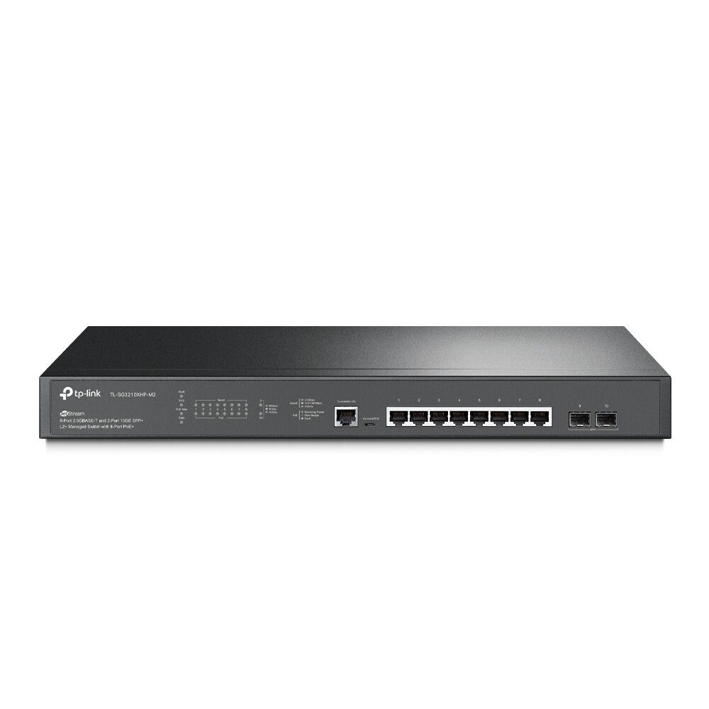 TP-LINK JetStream 8-Port 2.5GBase-T and 2-Port 10GE SFP+ L2+ Managed Switch with 8-Port PoE+_1