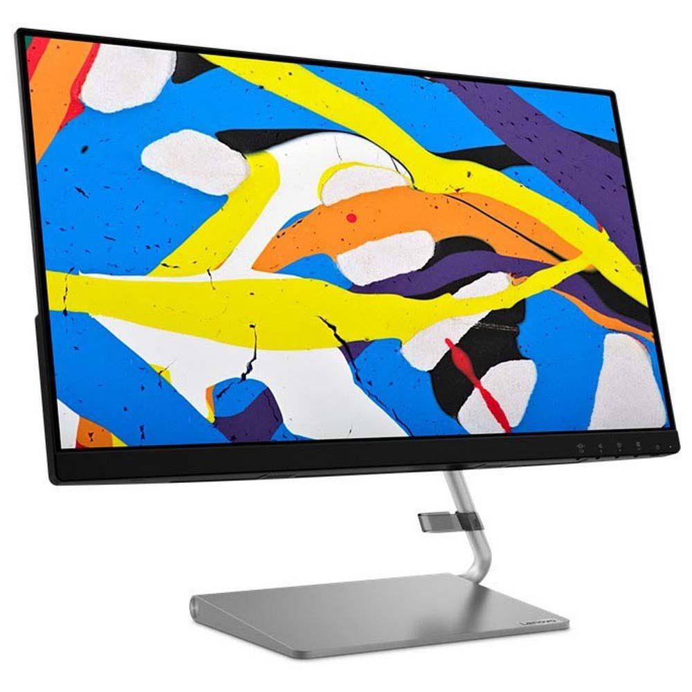 Monitor 23.8 inch LED Lenovo 66C0KAC3EU 1920 x 1080 pixeli, 75 Hz, 4 ms, Negru/Argintiu