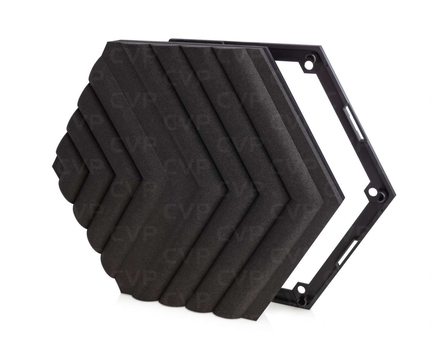 Wave Panels Extension Set — Negru