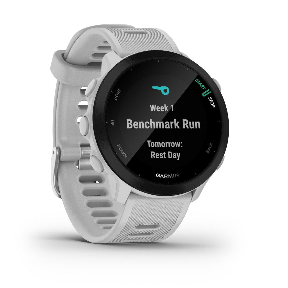 Ceas Smartwatch Garmin Forerunner 55, GPS, White_2