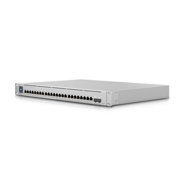 UBIQUITI USW-ENTERPRISE-24-POE UNIFI SWITCH 12x 2.5GB/S RJ45 POE+ 12x 1GB/S RJ45 POE+ 2x 10GB/S SFP+ RPS DC INPUT TOTAL 400W_1