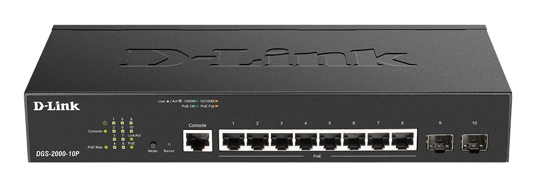 Switch D-Link DGS-2000-10, 10 port, 10/100/1000 Mbps_1