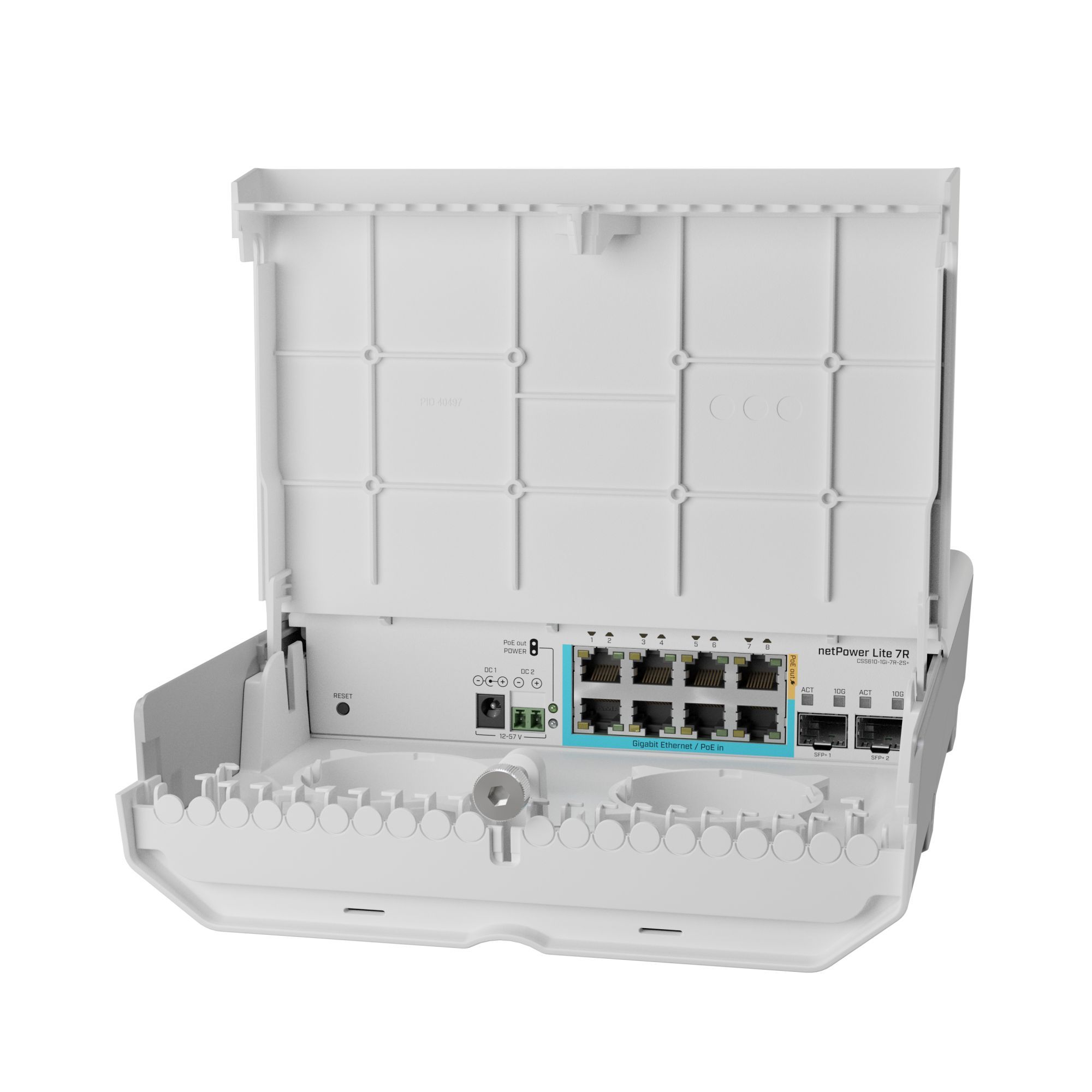 MIKROTIK CSS610-1GI-7R-2S+OUT NETPOWER LITE 7R CLOUD SMART SWITCH 8xGE POE 2x10G SFP+_1