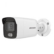 Camera supravegere Hikvision IP bullet DS-2CD1047G0-L(2.8mm), 4MP, ColorVu Lite imagini color 24/7 (color si pe timp de noapte), senzor: 1/2.7