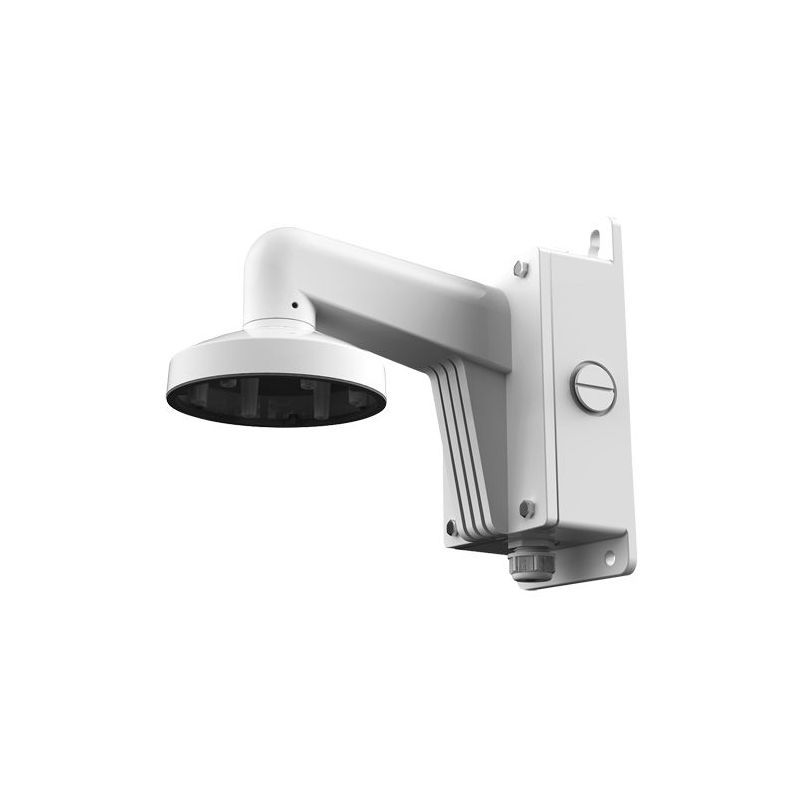 Suport de montaj pe perete cu doza de conexiuni Hikvision DS-1473ZJ- 135B, material aliaj de aluminiu, dimensiuni: Ø 136 mm × 242.92 mm × 290 mm, greutate: 1475 g_2