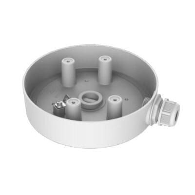 Doza conexiuni pentru camere PTZ 4 inch Hikvision DS-1280ZJ-SD11, material aliaj de aluminiu, dimensiuni: Φ157.7 mm × 39.7 mm, greutate: 450 g_1