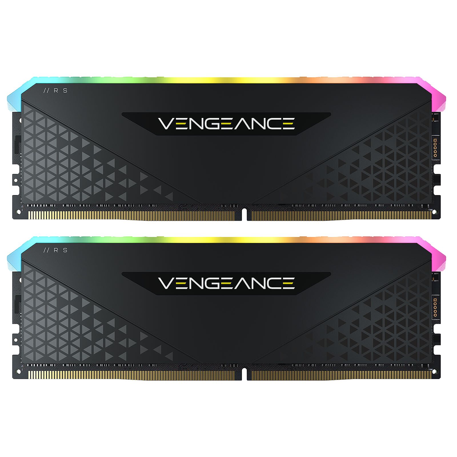 Memorie Corsair Vengeance RS 32 GB DDR4 3200 MHz CL16, kit 2 x 16 GB, XMP 2.0, Negru, RGB