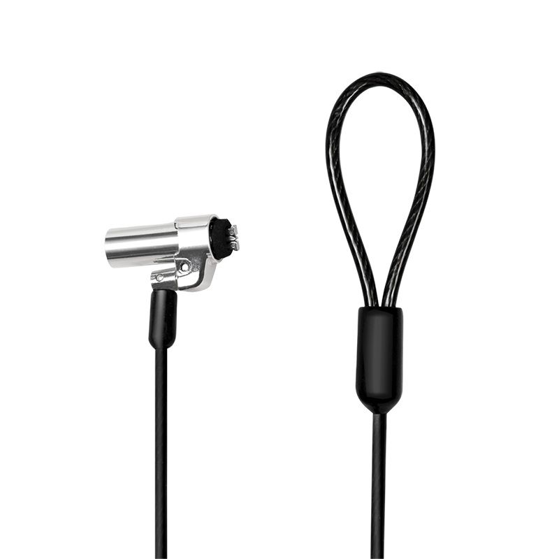 CABLU securitate LOGILINK pt. notebook, slot nano, 2 chei standard, 1.8m, cablu aliaj-zinc, permite pivotant si rotire, 