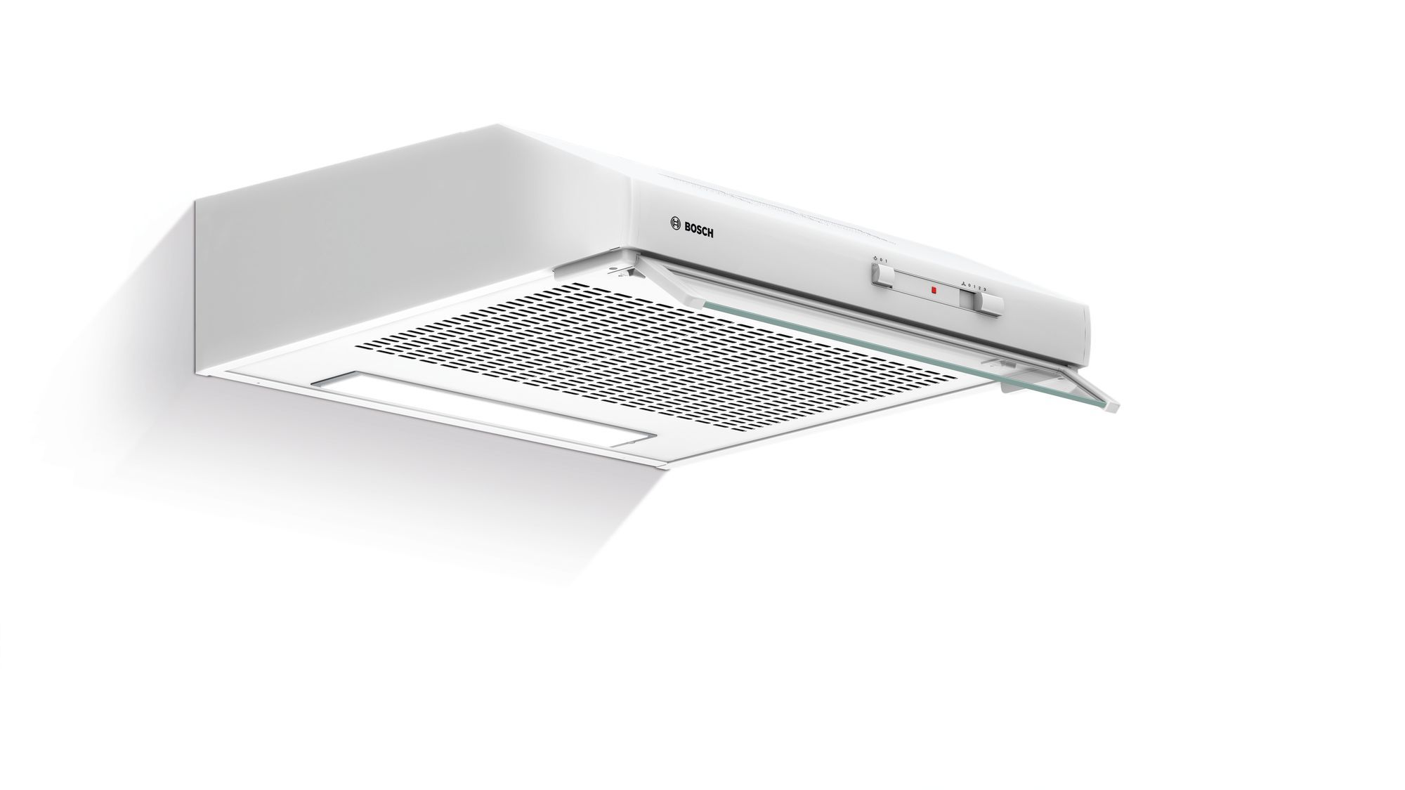 Bosch Serie 2 DUL62FA21 cooker hood Wall-mounted White 250 m³/h D_3