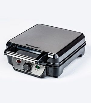 Ravanson GR-7030 waffle iron 4 waffle(s) 1100 W Black_1