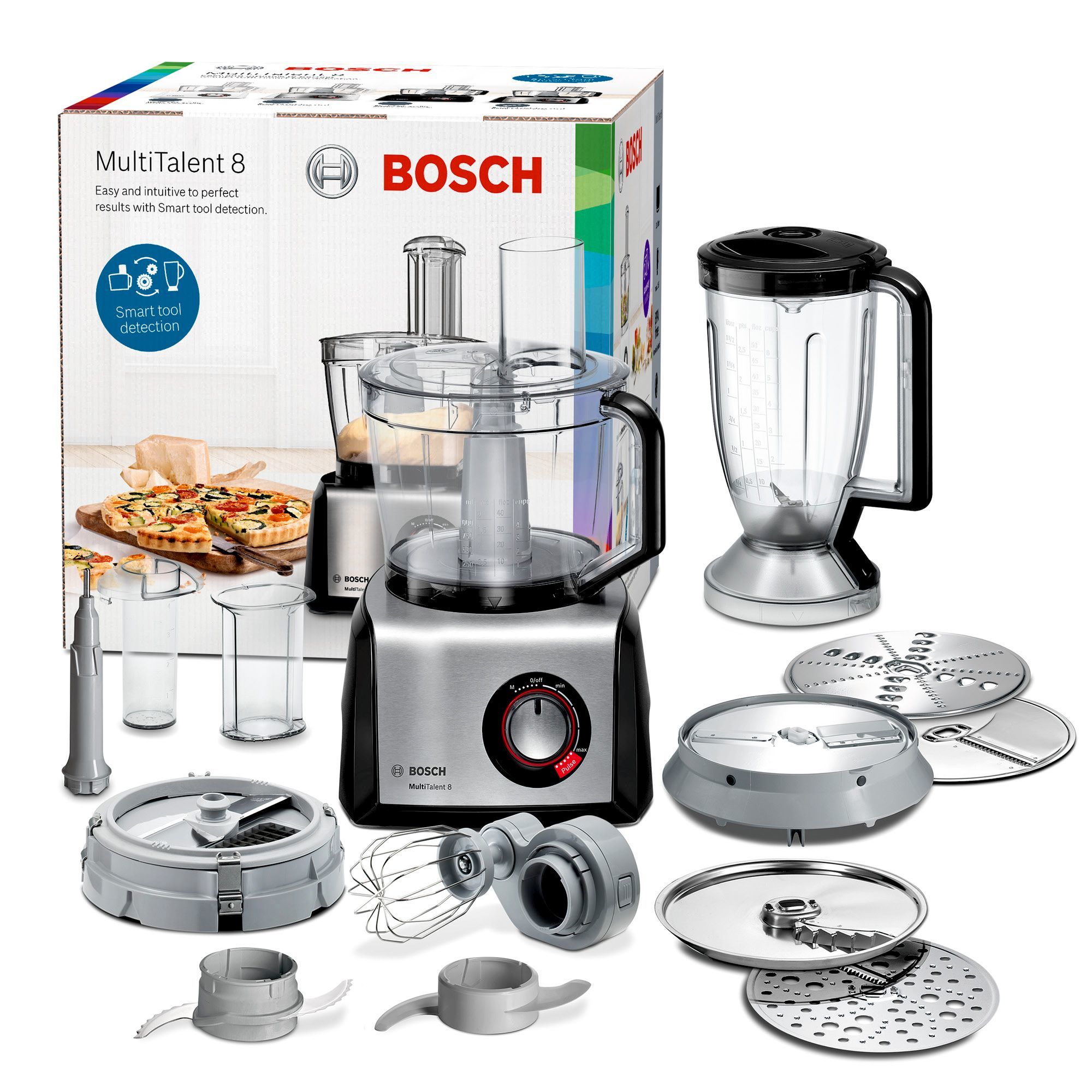 Bosch MC812M865 food processor 3.9 L Black, Stainless steel_3