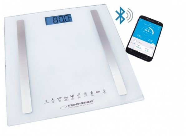 Esperanza EBS016W personal scale Electronic personal scale Square White_1