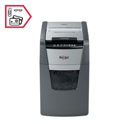 Rexel AutoFeed+ 130X automatic shredder, P-4, cuts confetti cut (4x28mm), 130 sheets, 44 litre bin_10