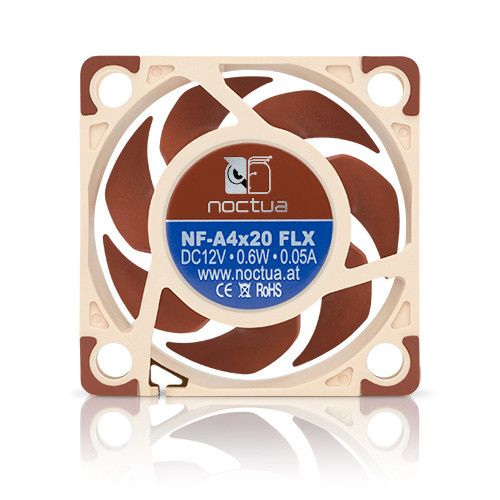 Noctua NF-A4x20 FLX Computer case Fan 4 cm Beige, Brown_3
