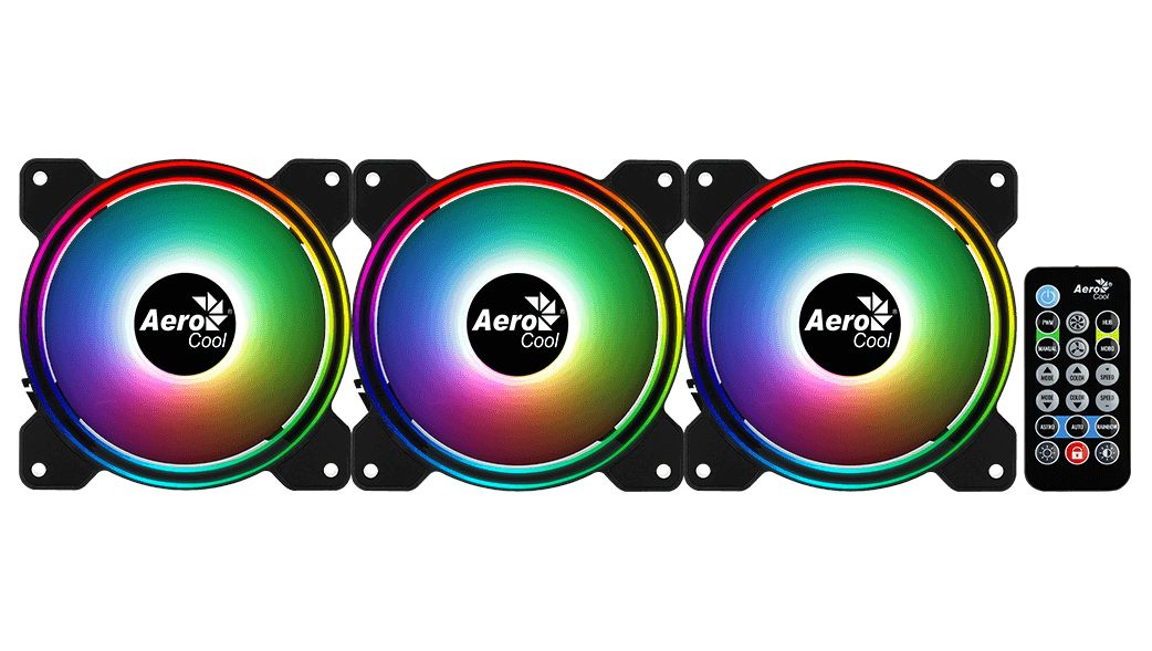 Aerocool Saturn 12F ARGB Pro Motherboard Cooling set 12 cm Black_1