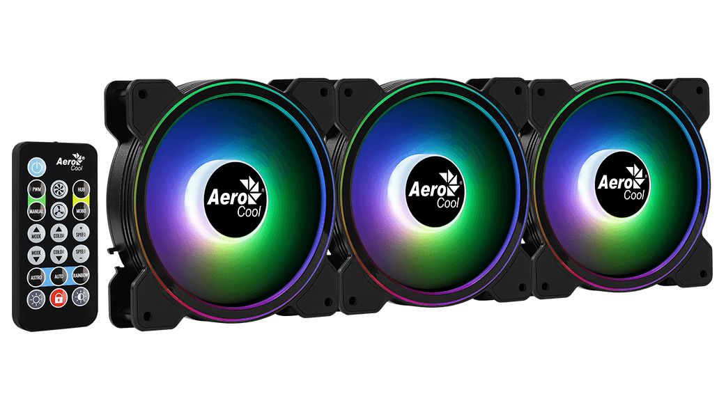 Aerocool Saturn 12F ARGB Pro Motherboard Cooling set 12 cm Black_3