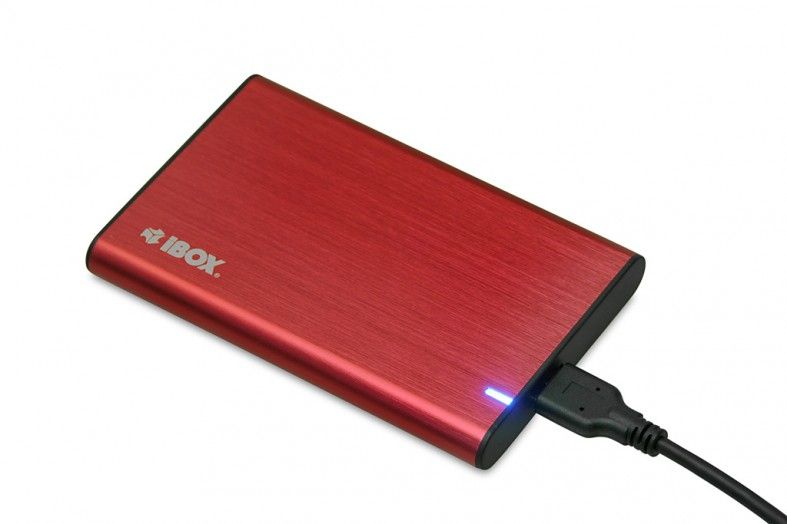 iBox HD-05 HDD/SSD enclosure Red 2.5