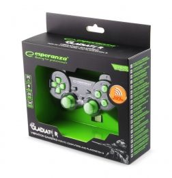 Esperanza EGG108G Gaming Controller Gamepad PC,Playstation 3 Analogue / Digital USB 2.0 Black,Green_2