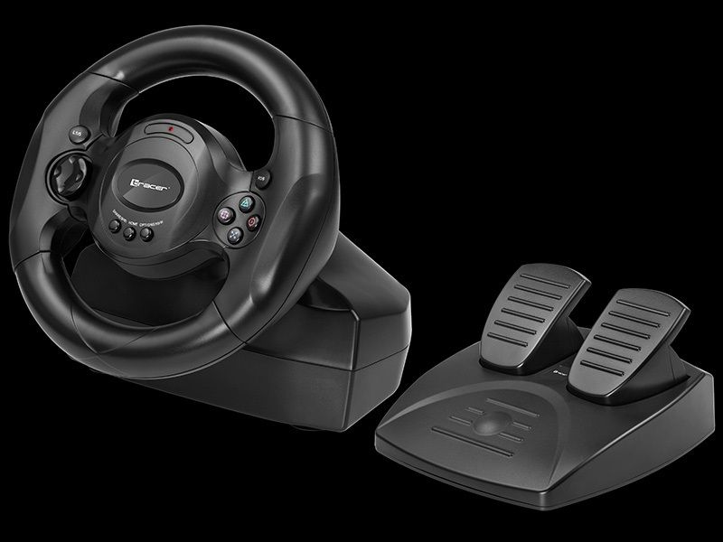 Tracer TRAJOY46765 Rayder 4 in 1 Gaming Controller Steering wheel + Pedals PlayStation 4, Playstation 3, Xbox One, PC Black_5