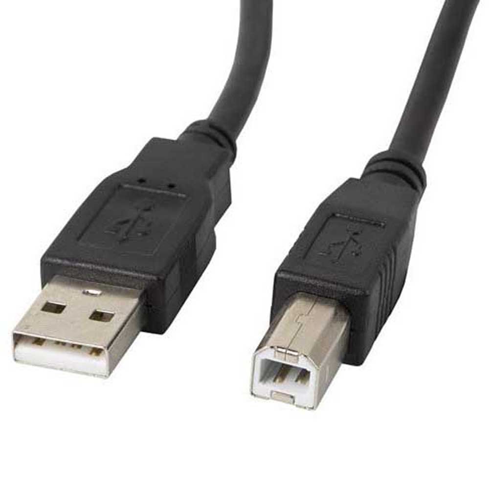 Lanberg CA-USBA-11CC-0010-BK USB cable 1 m 2.0 USB B Black_1