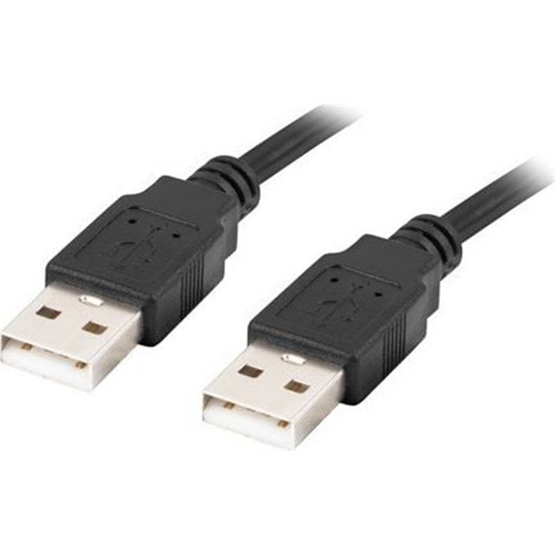 Lanberg CA-USBA-20CU-0018-BK USB cable 1.8m 2.0 USB A Black_1