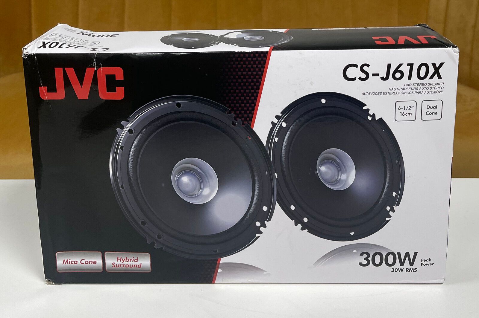 JVC CS-J610X car speaker 2-way 300 W Round 2 pc(s)_1
