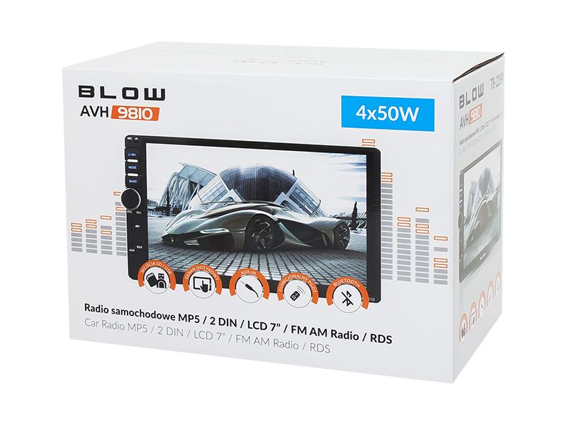 BLOW Radio AVH-9810 2DIN 7
